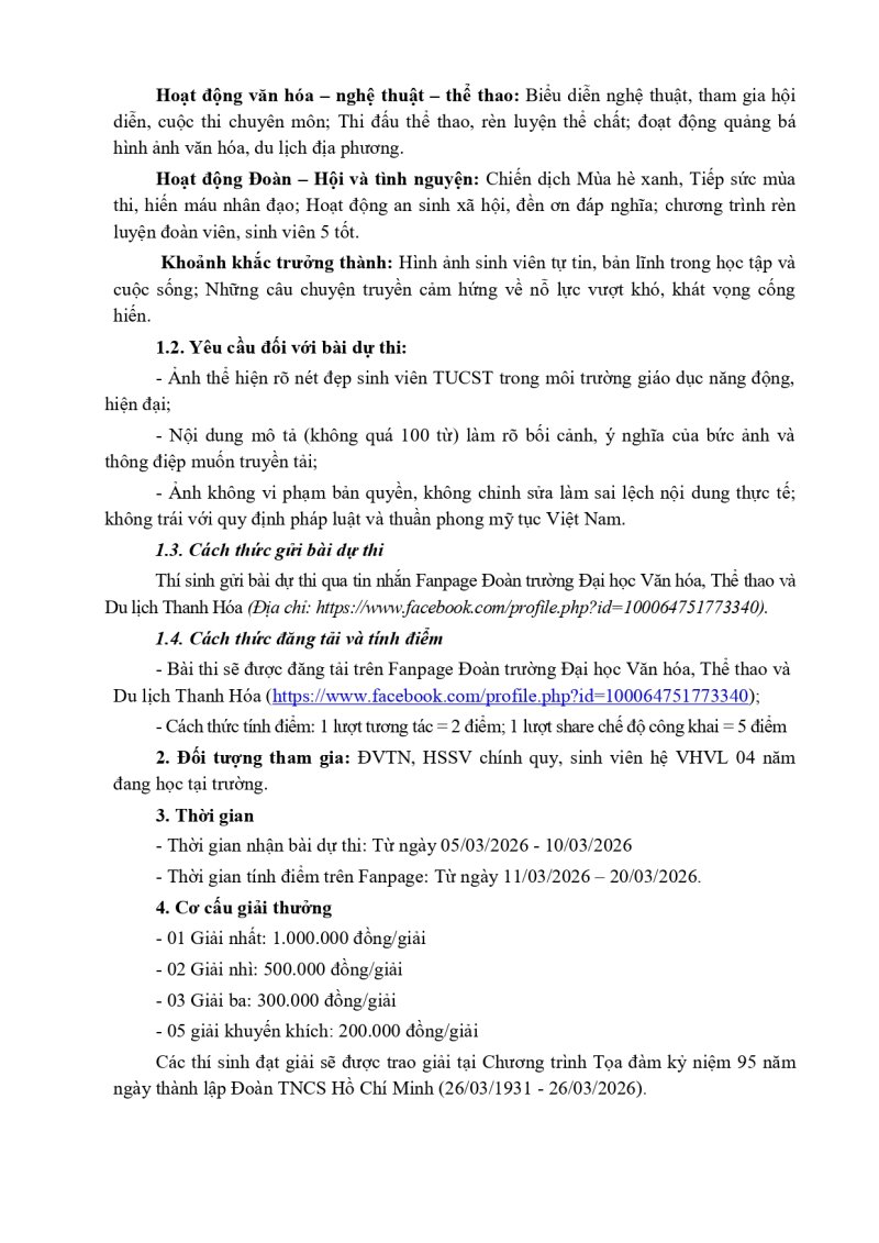 11. KH thi ảnh online N&eacute;t đẹp HSSV TUCST năm 2026_page-0002.jpg